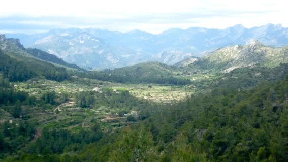 Foto panoràmica de Costumà feta per Bruc, usuari de Wikiloc