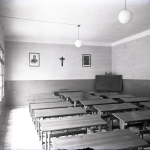Aula de l'escola de Benifallet construïda amb el projecte de recuperació de Zonas Devastadas