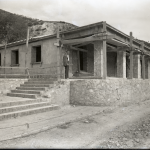 Obres de construcció de l'escola de Benifallet dins els projectes de Zonas Devastadas
